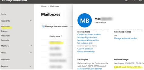exchange online plan 2 mailbox size|Mailbox Size and Quotas in Exchange 2019/2016 and .